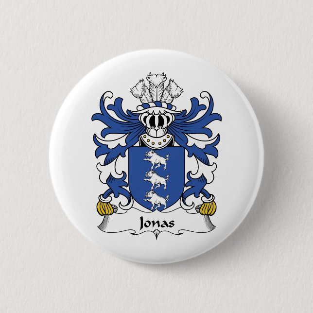 Jonas-Familienwappen Button (Vorderseite)