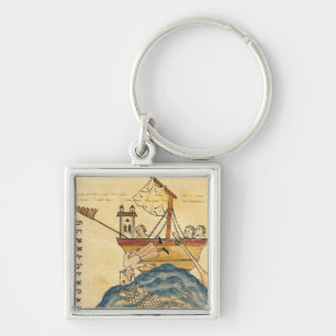 Jonas gegessen durch den Wal Schlüsselanhänger