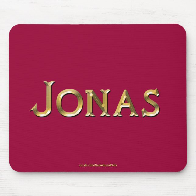 JONAS-Namensgeber Personalisierte Geschenkmousepad Mousepad (Vorne)