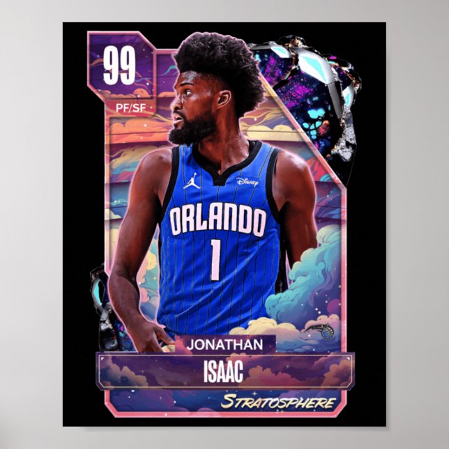 Jonathan Isaac 99 Dark Card Hd Poster (Vorne)