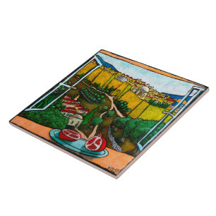 Jonathan Kis-Lev die Straße zur Jaffa-Tor-Fliese Fliese