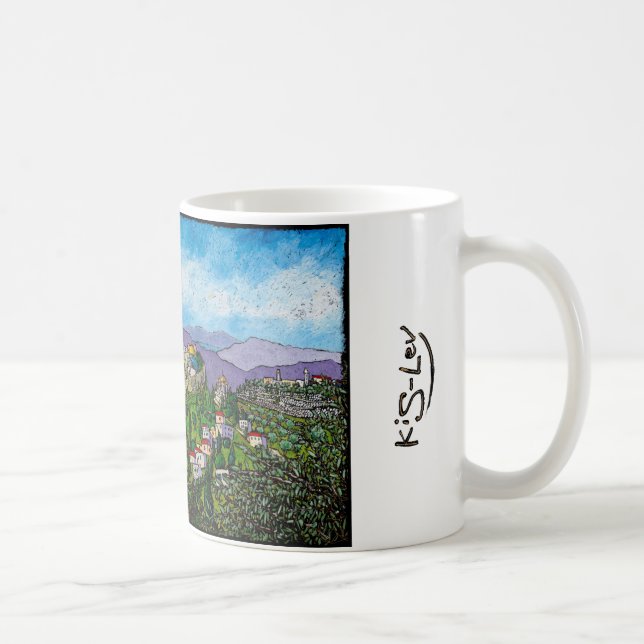 Jonathan Kis-Lev Jerusalem die heilige 11 Kaffeetasse (Rechts)