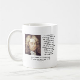 Jonathan Swift-Masse Eingeboren-abscheuliche Tasse