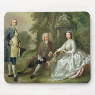 Jonathan Tyers (d.1767) und seine Tochter, Mousepad