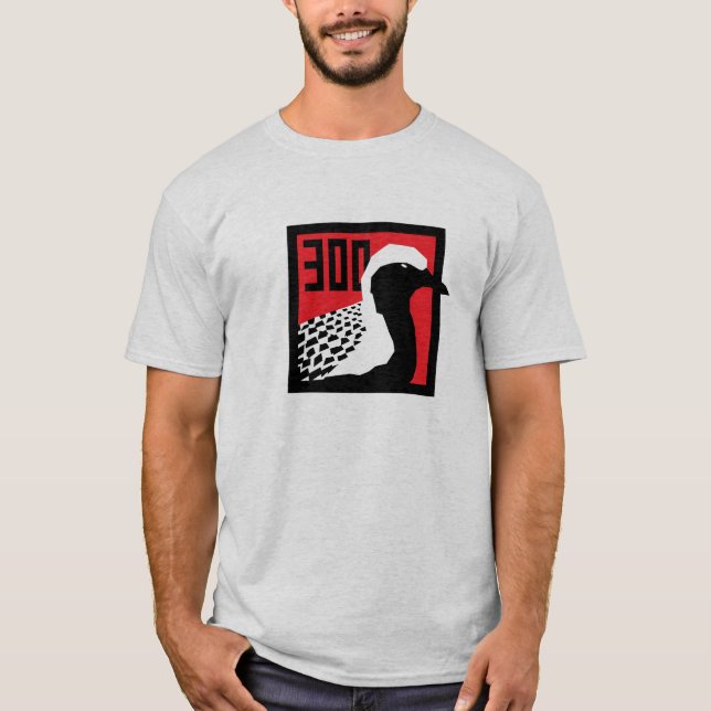 Jonathans 300. Landkreis-Vogel T-Shirt (Vorderseite)