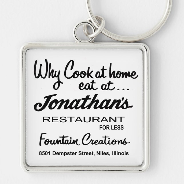 Jonathan's Restaurant, Niles, IL Schlüsselanhänger (Vorne)