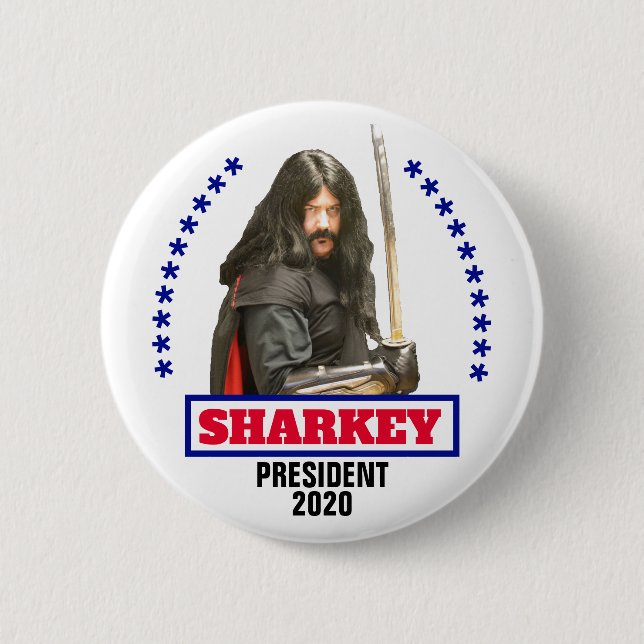 Jonathon Sharkey für Präsidenten Button (Vorderseite)