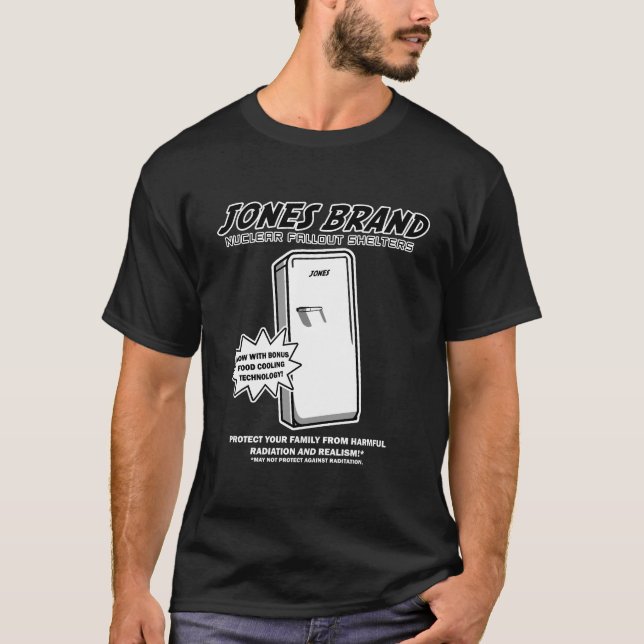 Jones-Atombunker T-Shirt (Vorderseite)