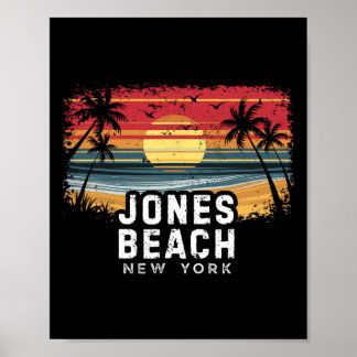 Jones Beach New York Surfboard Beach _1  Poster