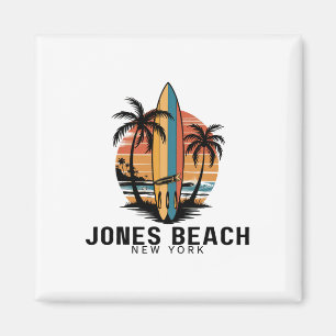 Jones Beach New York Surfen Surfer _1 Magnet