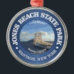 Jones Beach SP Ornament Aus Metall<br><div class="desc">Jones Beach Staat Park,  Long Island,  NY.</div>