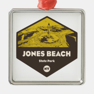 Jones Beach State Park New York Ornament Aus Metall