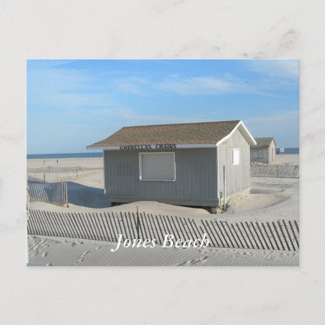 Jones Beach Umbrella Stand Postkarte (Vorderseite)