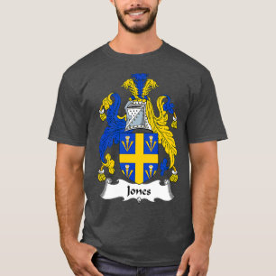 Jones Coat of Arms Familienwappen T-Shirt