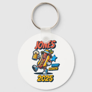 Jones Familientreffen 2025 Personalisierte Überein Schlüsselanhänger