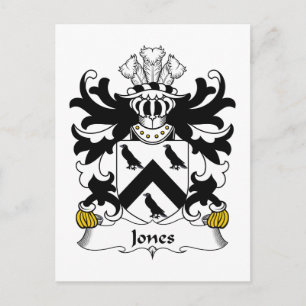 Jones Family Crest Postkarte