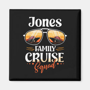 Jones Family Cruise Squad Personalisiert Jones Vac Magnet