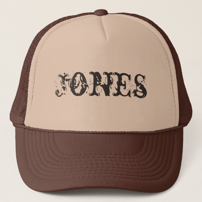 Jones-Fernlastfahrer-Hut Truckerkappe (Vorderseite)