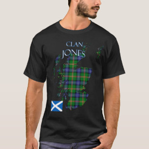 Jones Scottish Clan Tartan Scotland T-Shirt