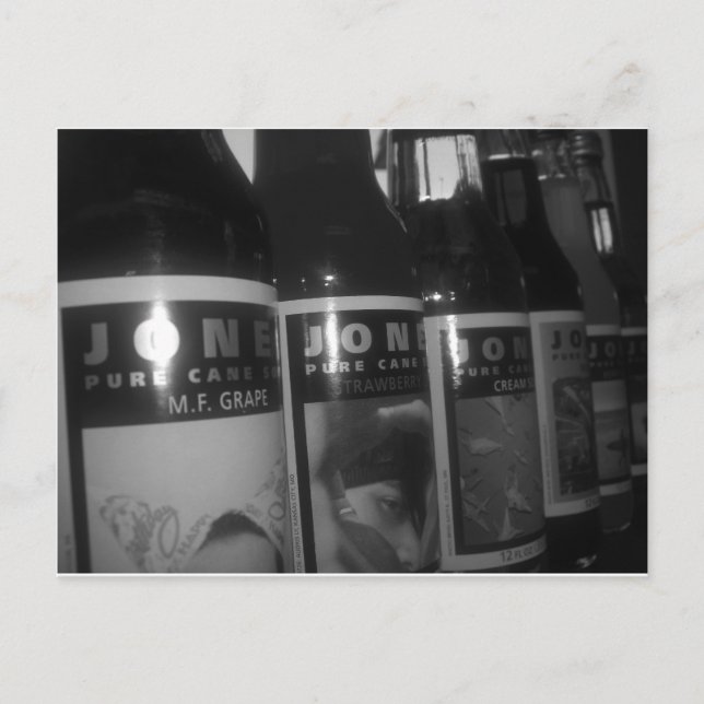 Jones Soda Postkarte (Vorderseite)
