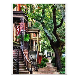 Jones Street, Savannah Fotodruck