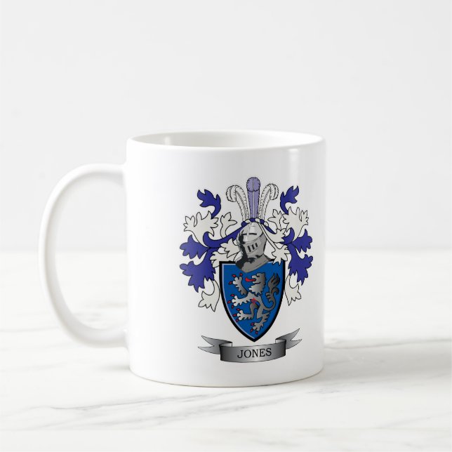 Jones-Wappen Kaffeetasse (Links)