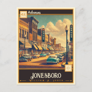 Jonesboro, Arkansas   Vintage Postkarte