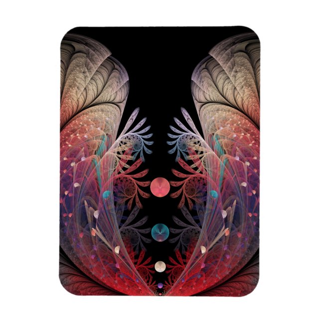 Jonglage Abstract Moderne Fantasy-Fraktal-Kunst Magnet (Vertikal)