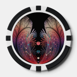 Jonglage Abstract Moderne Fantasy Fraktal Kunst Pokerchips