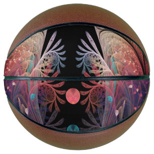 Jonglage Abstracte Moderne Fantasy-Fraktal-Kunst Basketball