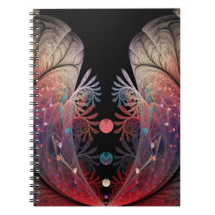 Jonglage Abstracte Moderne Fantasy-Fraktal-Kunst Notizblock