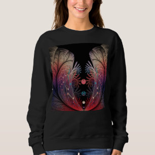 Jonglage Abstracte Moderne Fantasy-Fraktal-Kunst Sweatshirt