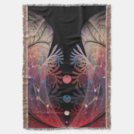 Jonglage Abstrakt Modern Fantasy Fraktal Art Decke