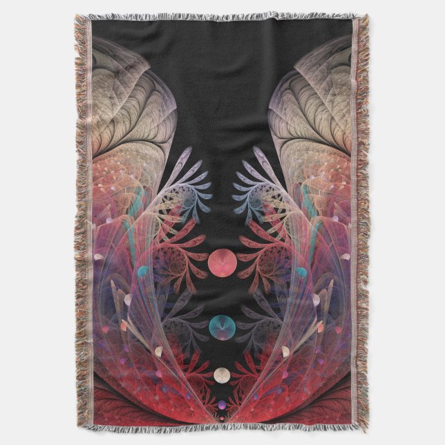 Jonglage Abstrakt Modern Fantasy Fraktal Art Decke (Vorderseite Vertikal)