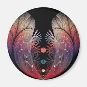 Jonglage Abstrakt Modern Fantasy Fraktal Art Magnet