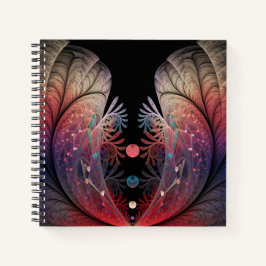 Jonglage Abstrakt Modern Fantasy Fraktal Art Notizbuch