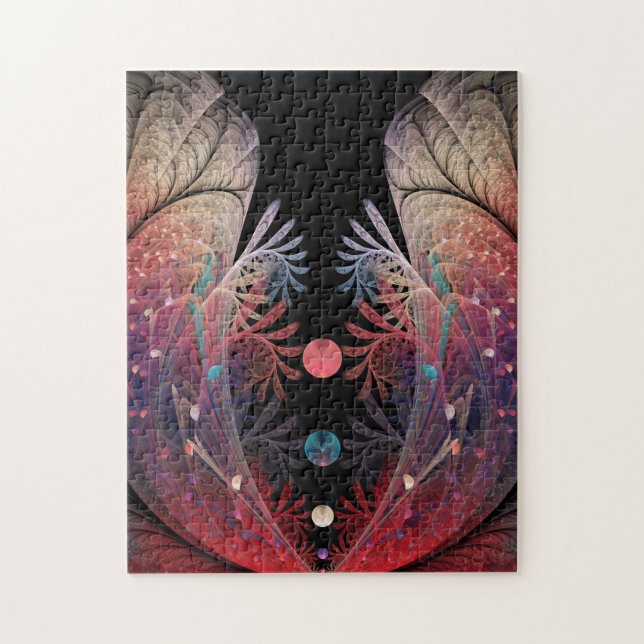 Jonglage Abstrakt Modern Fantasy Fraktal Art Puzzle (Vertikal)