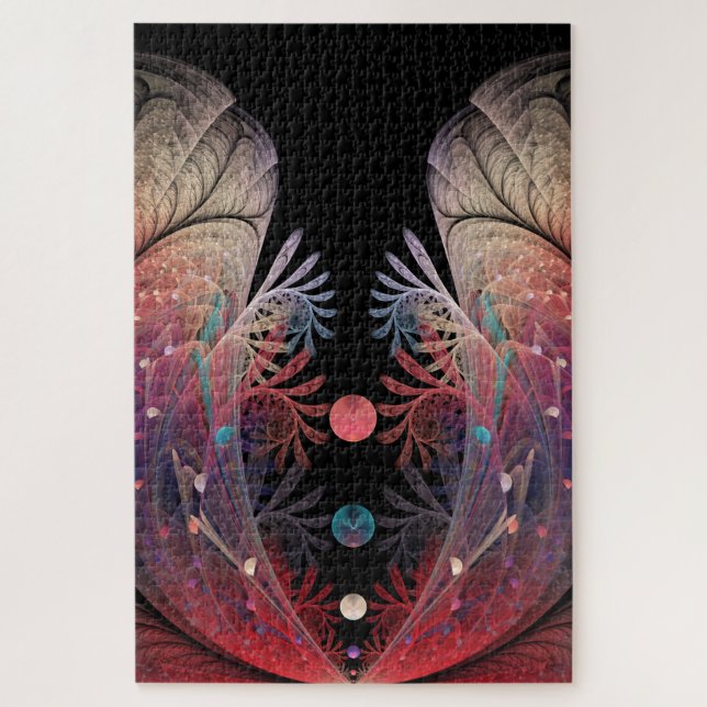Jonglage Abstrakt Modern Fantasy Fraktal Art Puzzle (Vertikal)