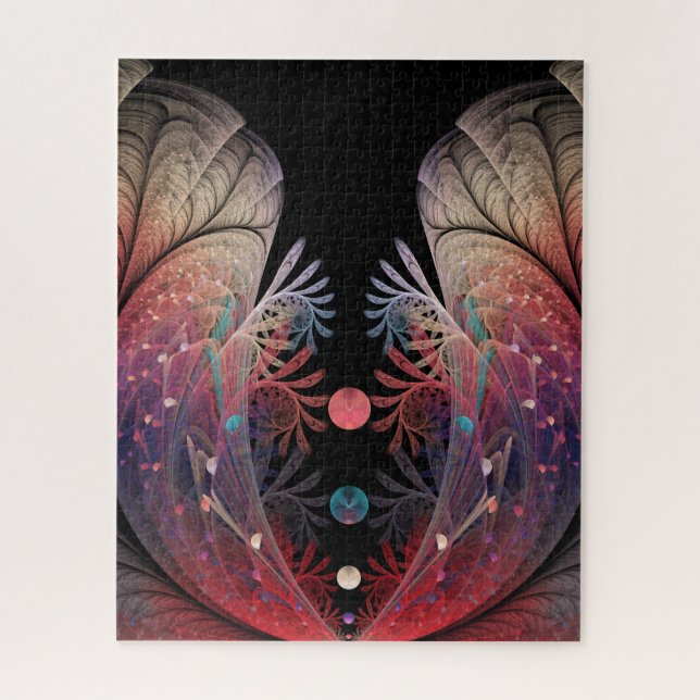 Jonglage Abstrakt Modern Fantasy Fraktal Art Puzzle (Vertikal)