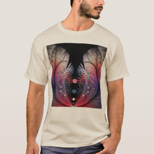 Jonglage Abstrakt Modern Fantasy Fraktal Art T-Shirt