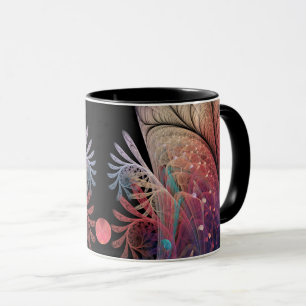 Jonglage Abstrakt Modern Fantasy Fraktal Art Tasse