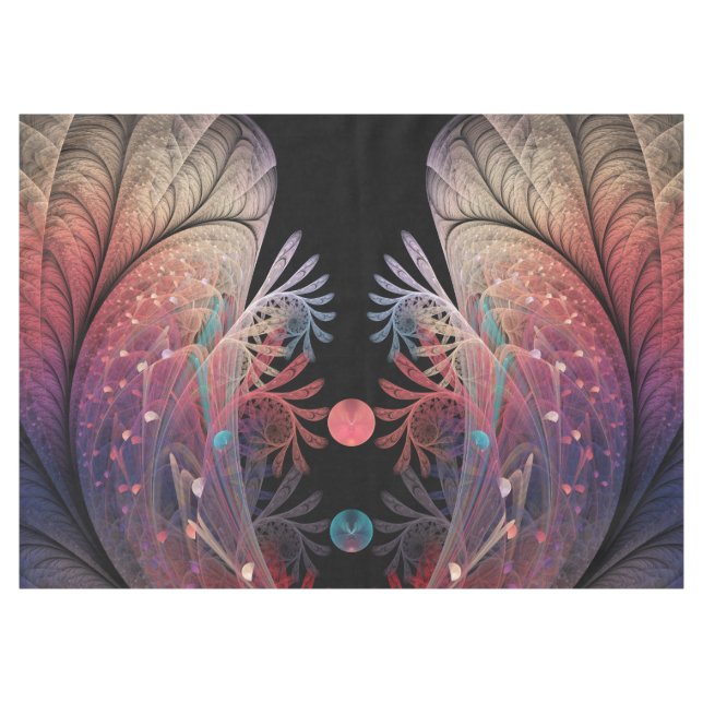 Jonglage Abstrakt Modern Fantasy Fraktal Art Tischdecke (Vorderseite (Horizontal))