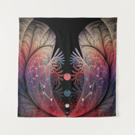 Jonglage Abstrakt Modern Fantasy Fraktal Art Wandteppich