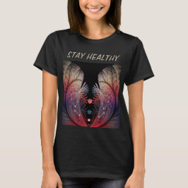 Jonglage Abstrakt Modern Fantasy Fraktal Text T-Shirt