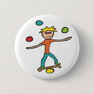 Jonglieren Button