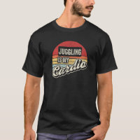 Jonglieren ist mein Cardio Vintage Retro Jongleur