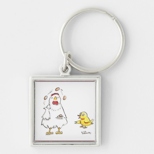 Jonglierender Dr. Julia Schlüsselanhänger (Vorne)