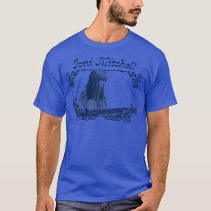 Joni Mitchell Retro 1970er Stil Fandesign T-Shirt