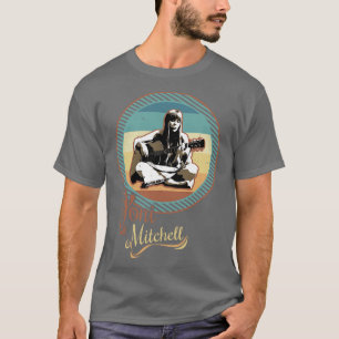 Joni mitchell Vektor Vintag 1970er T-Shirt
