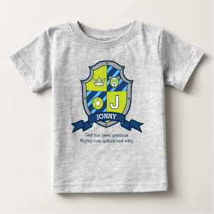 Jonny Namensbedeutung adelt Schild Baby T-shirt